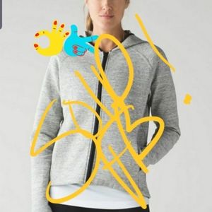 Lululemon space grey jacket Size 8